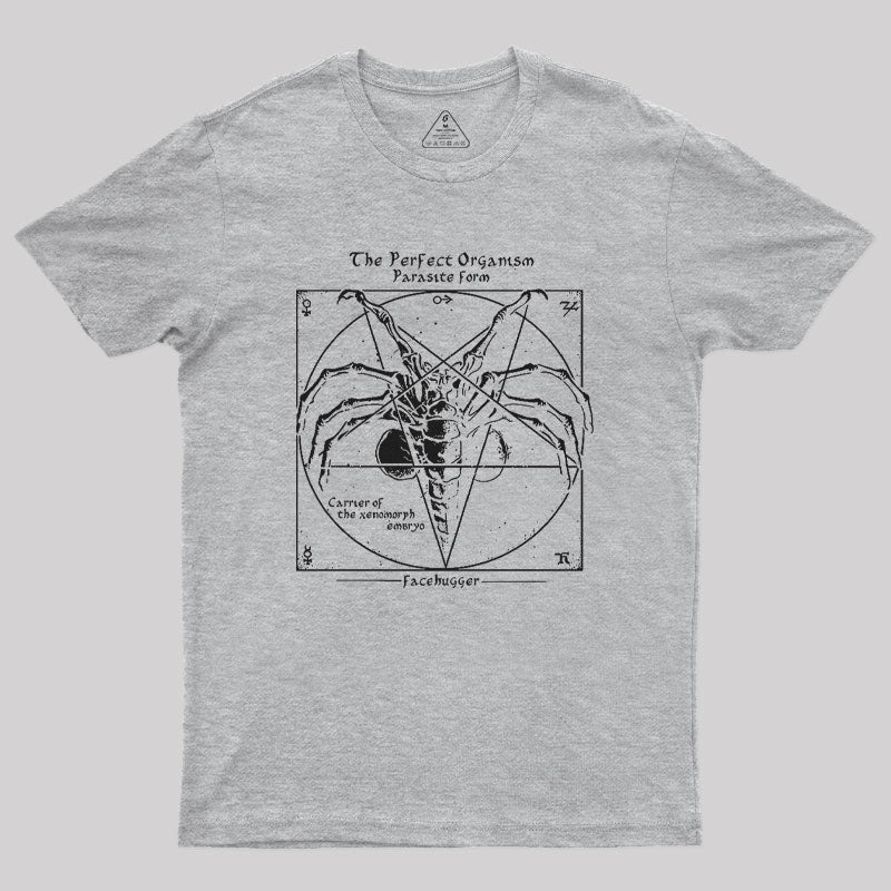 Alien Pentagram Nerd T-Shirt