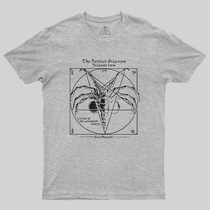 Alien Pentagram Nerd T-Shirt