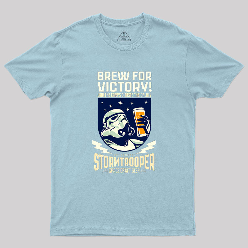 Brewed For Victory, Taste Of The Galaxy Geek T-Shirt