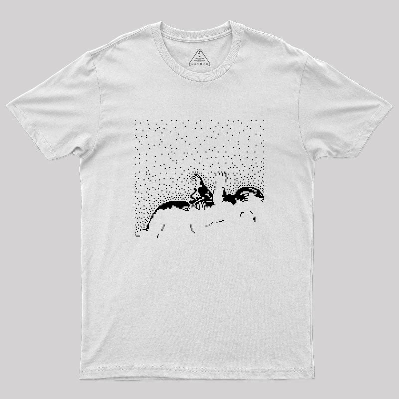 Falling Astronaut Nerd T-Shirt