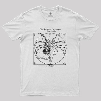 Alien Pentagram Nerd T-Shirt