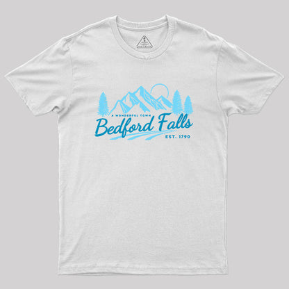 Bedford Falls Tourist Christmas Geek T-Shirt