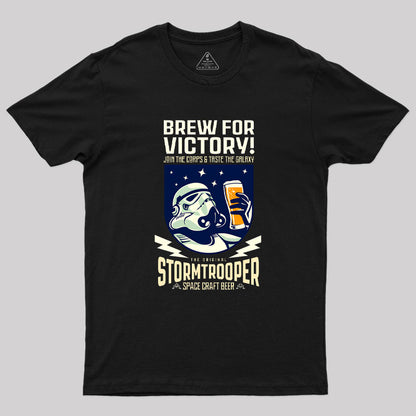 Brewed For Victory, Taste Of The Galaxy Geek T-Shirt