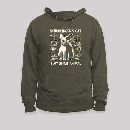 Schrodinger's Сat Science Nerd Hoodie