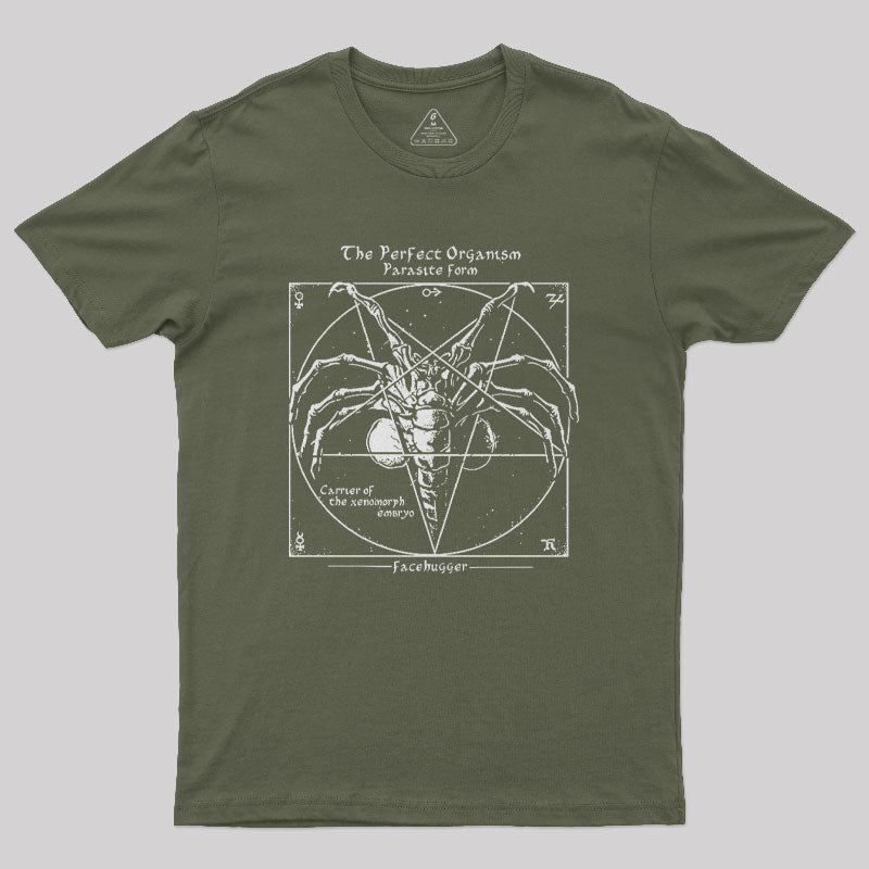 Alien Pentagram Nerd T-Shirt