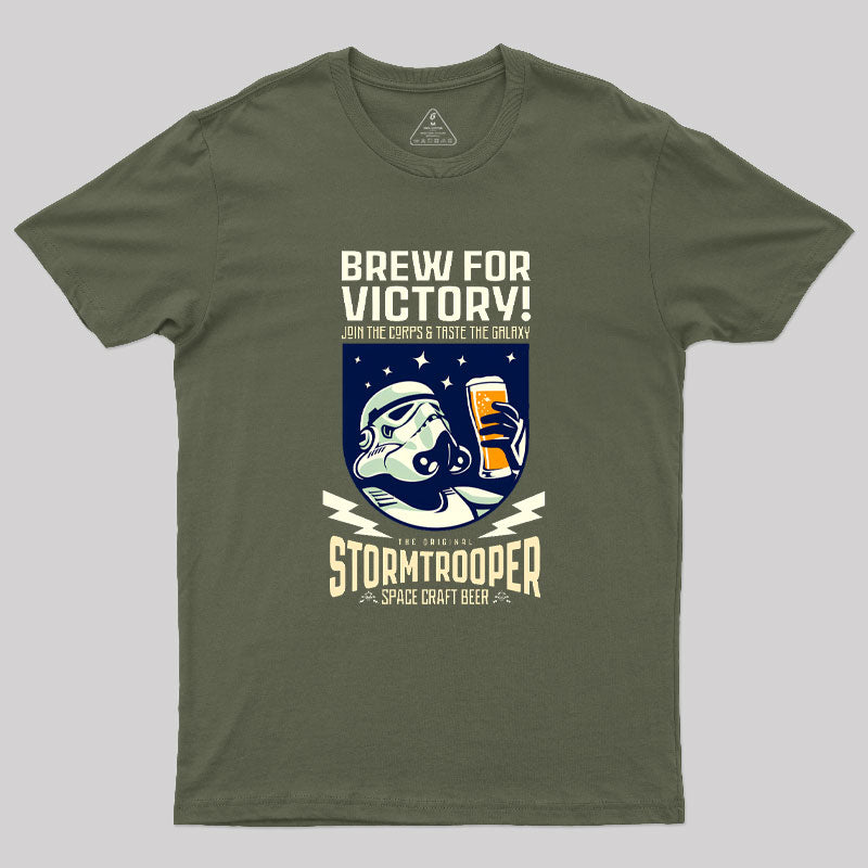 Brewed For Victory, Taste Of The Galaxy Geek T-Shirt