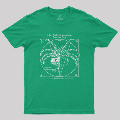 Alien Pentagram Nerd T-Shirt