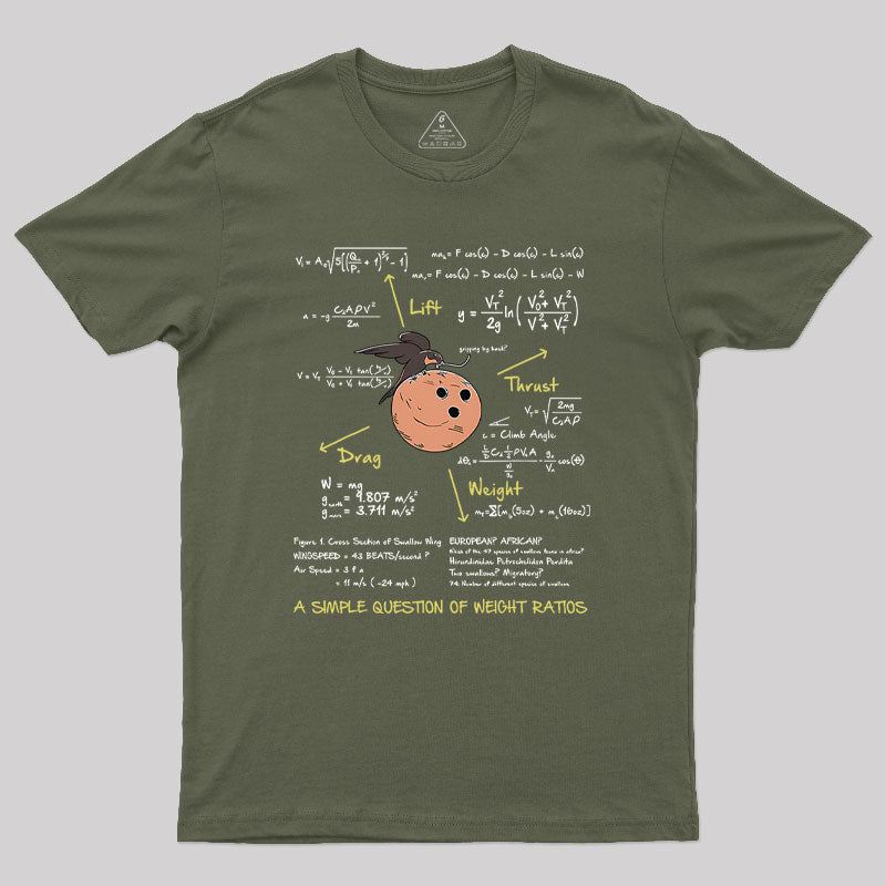 A Simple Question of Weight Ratios Geek T-Shirt