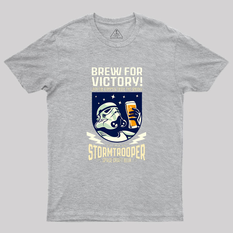 Brewed For Victory, Taste Of The Galaxy Geek T-Shirt