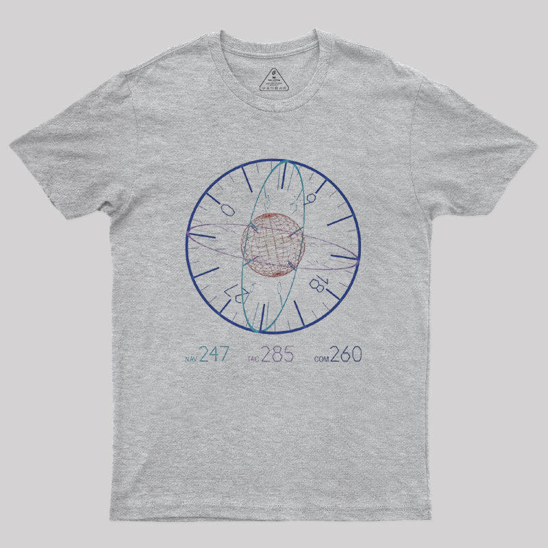 Vintage Retro Navigation Display Geek T-Shirt