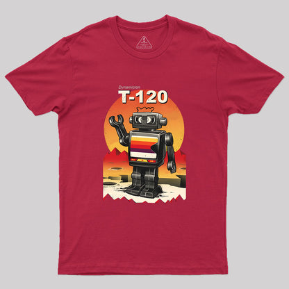 VHS Bot Geek T-Shirt