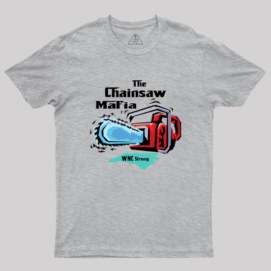 Chainsaw Mafia Geek T-Shirt