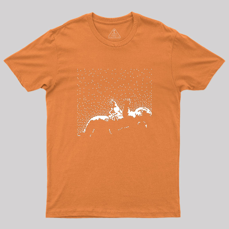 Falling Astronaut Nerd T-Shirt