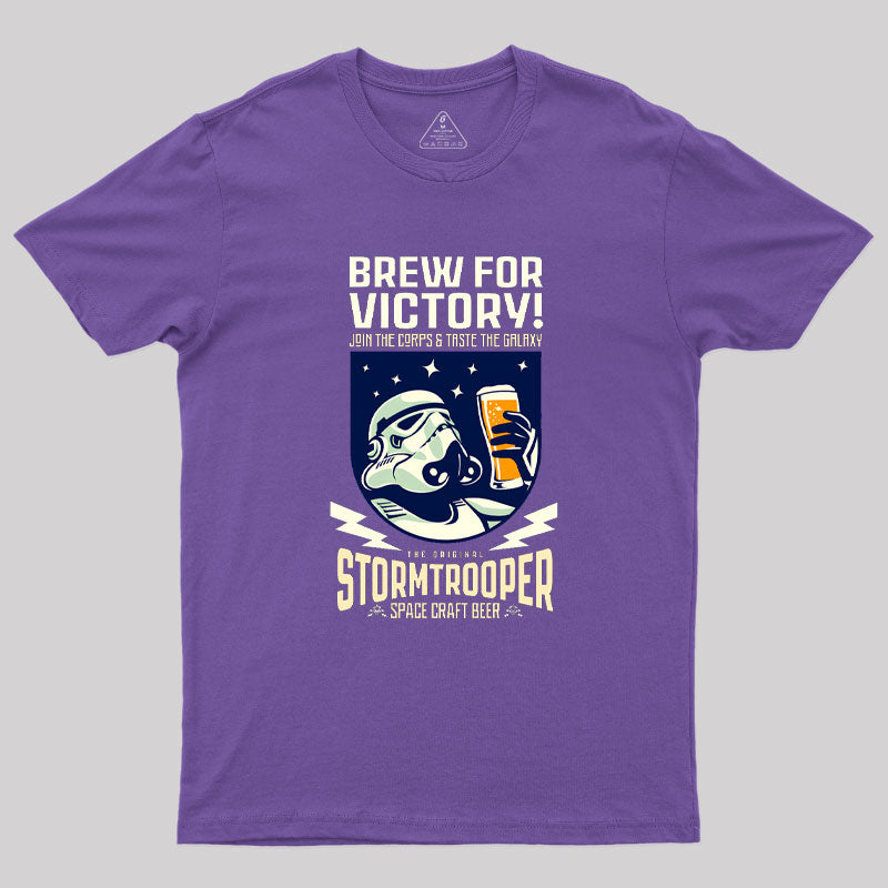 Brewed For Victory, Taste Of The Galaxy Geek T-Shirt