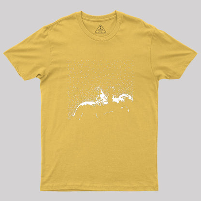 Falling Astronaut Nerd T-Shirt