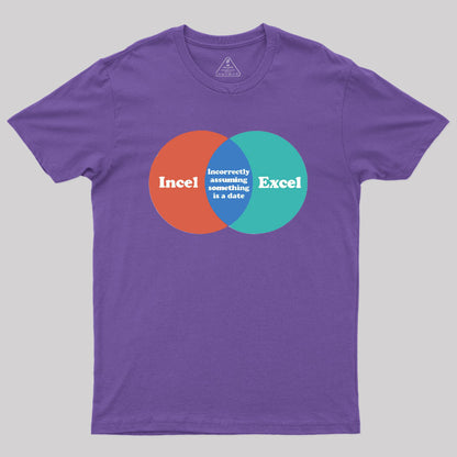 Incel Excel Humorous Geek T-Shirt