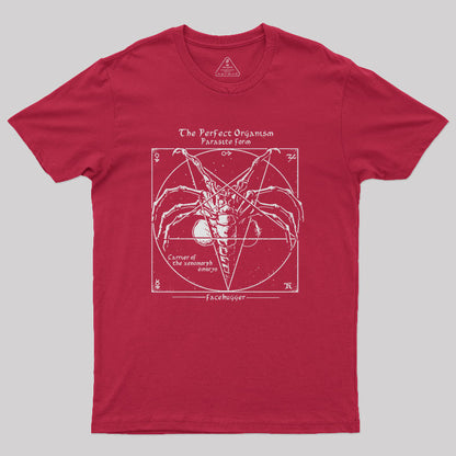 Alien Pentagram Nerd T-Shirt