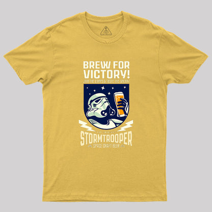 Brewed For Victory, Taste Of The Galaxy Geek T-Shirt