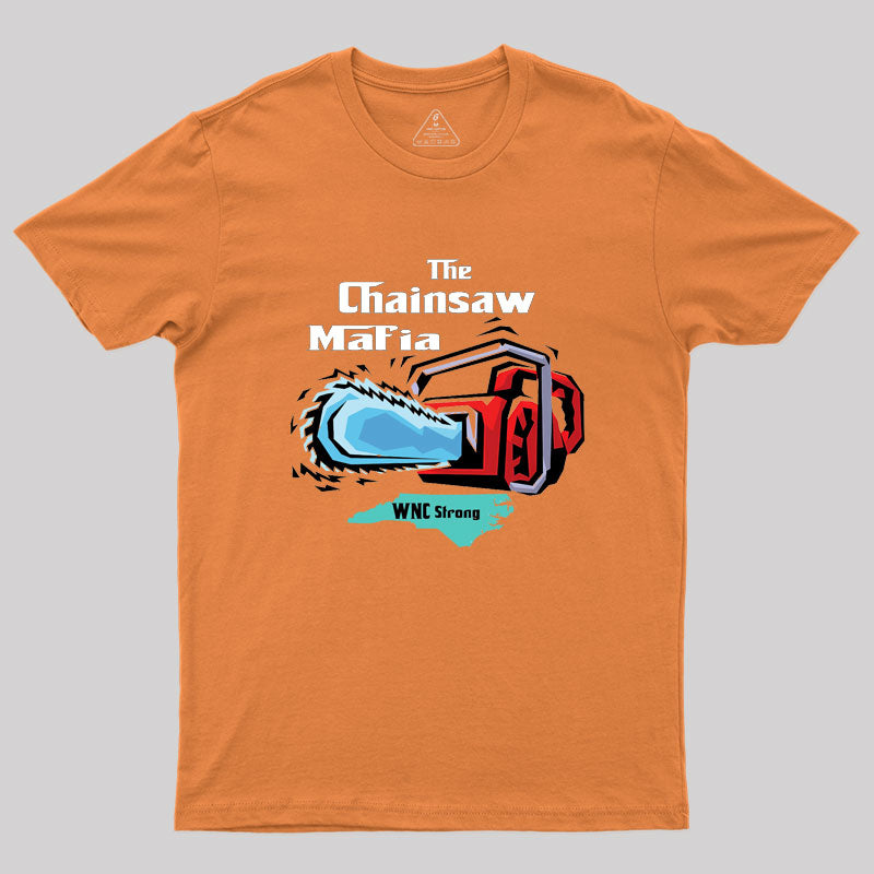 Chainsaw Mafia Geek T-Shirt