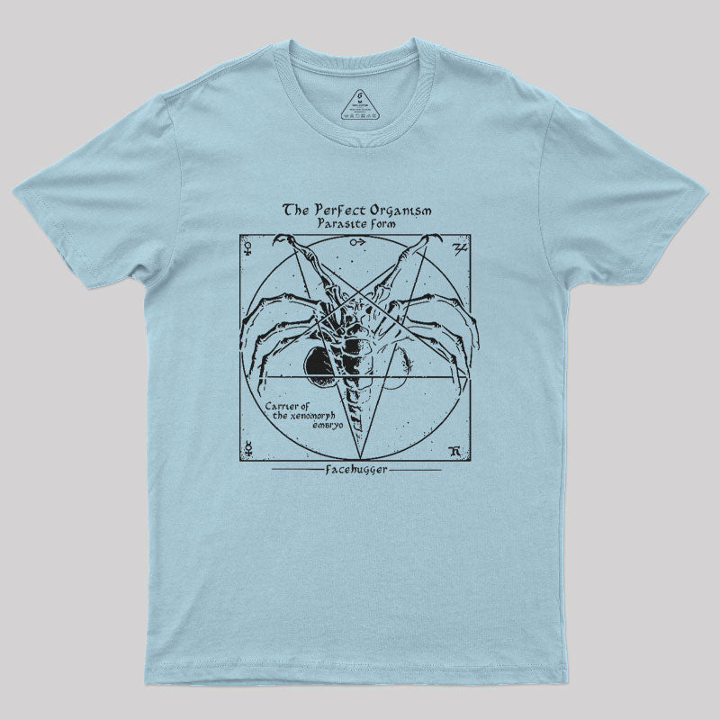 Alien Pentagram Nerd T-Shirt