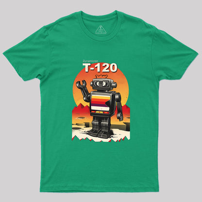 VHS Bot Geek T-Shirt