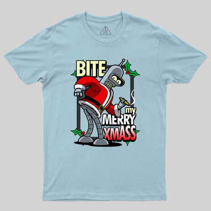 Bite my Merry XmASS Geek T-Shirt