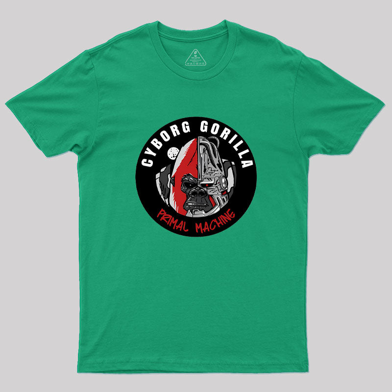 Cyborg Gorilla Geek T-Shirt