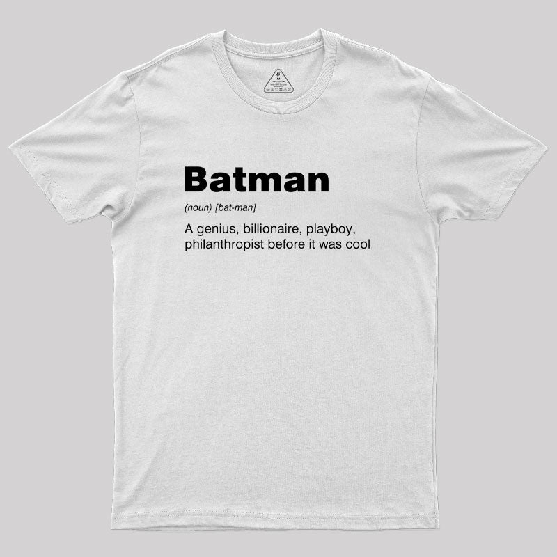 Bat Definition Geek T-Shirt