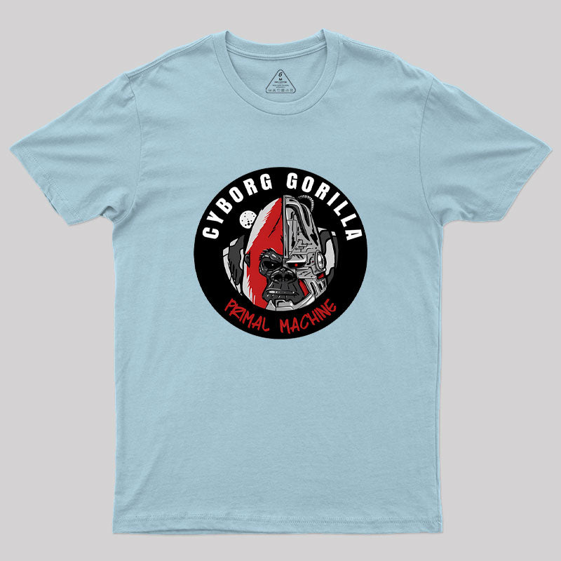 Cyborg Gorilla Geek T-Shirt