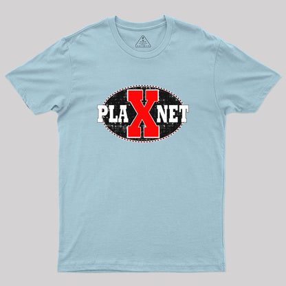 Space Brand Planet X Spaceman Logo Geek T-Shirt