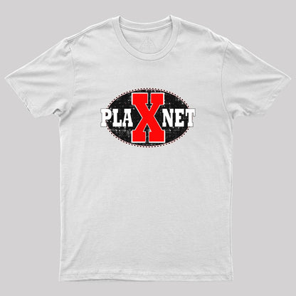 Space Brand Planet X Spaceman Logo Geek T-Shirt