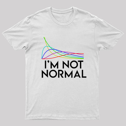 Chi Squared. I'm not normal Geek T-Shirt