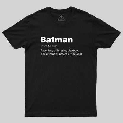 Bat Definition Geek T-Shirt