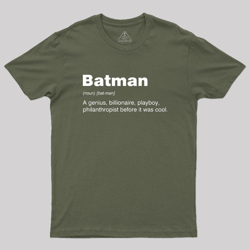 Bat Definition Geek T-Shirt