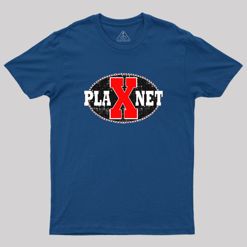 Space Brand Planet X Spaceman Logo Geek T-Shirt