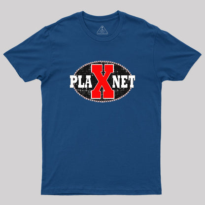 Space Brand Planet X Spaceman Logo Geek T-Shirt