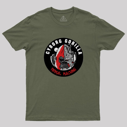 Cyborg Gorilla Geek T-Shirt