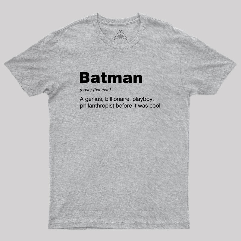 Bat Definition Geek T-Shirt