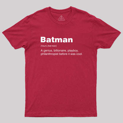 Bat Definition Geek T-Shirt