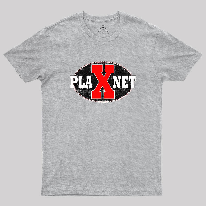 Space Brand Planet X Spaceman Logo Geek T-Shirt