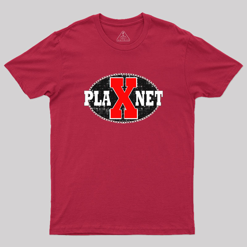 Space Brand Planet X Spaceman Logo Geek T-Shirt