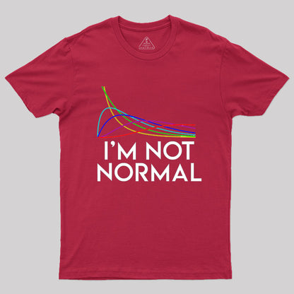 Chi Squared. I'm not normal Geek T-Shirt