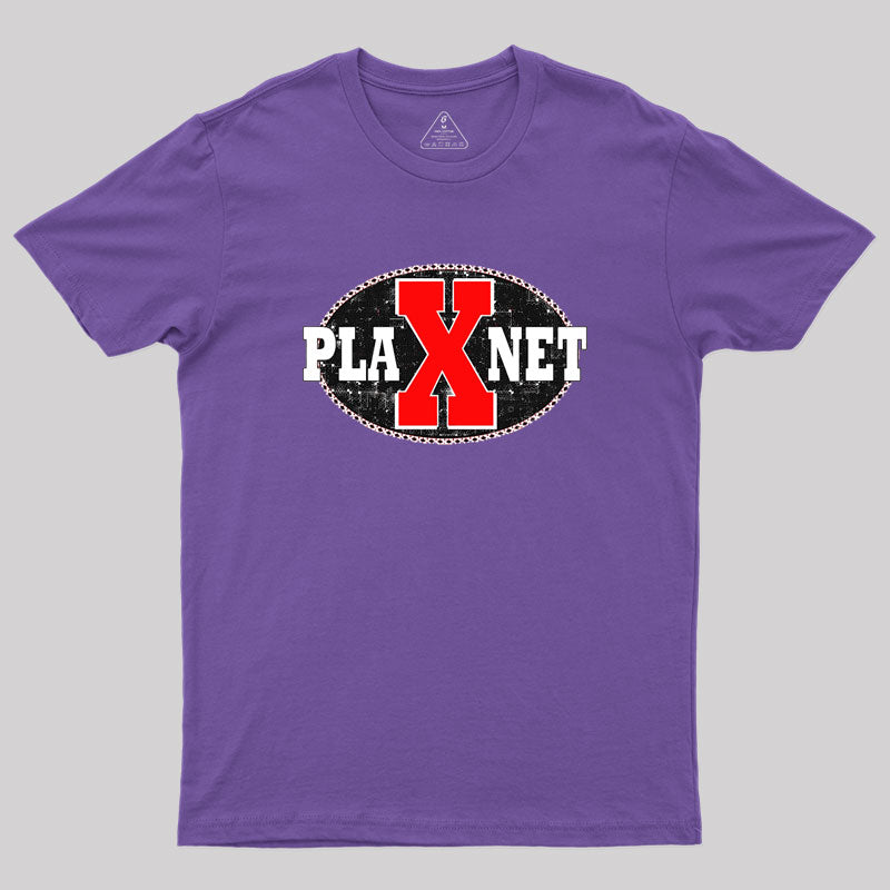 Space Brand Planet X Spaceman Logo Geek T-Shirt