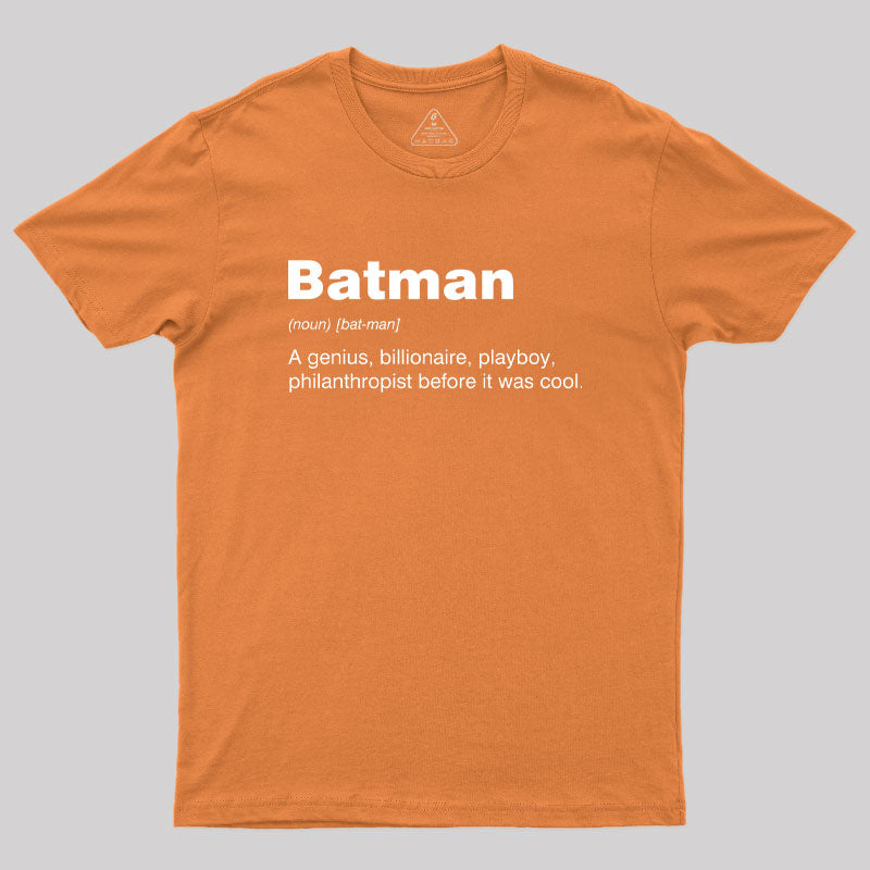 Bat Definition Geek T-Shirt