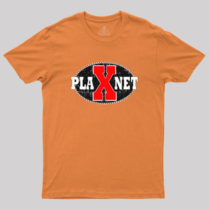 Space Brand Planet X Spaceman Logo Geek T-Shirt