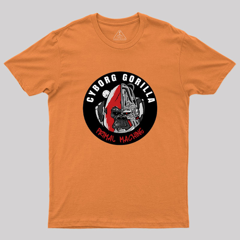 Cyborg Gorilla Geek T-Shirt