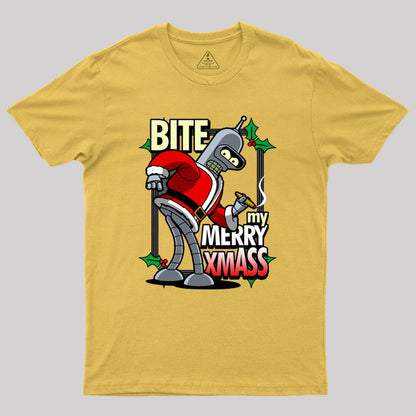 Bite my Merry XmASS Geek T-Shirt