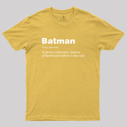 Bat Definition Geek T-Shirt