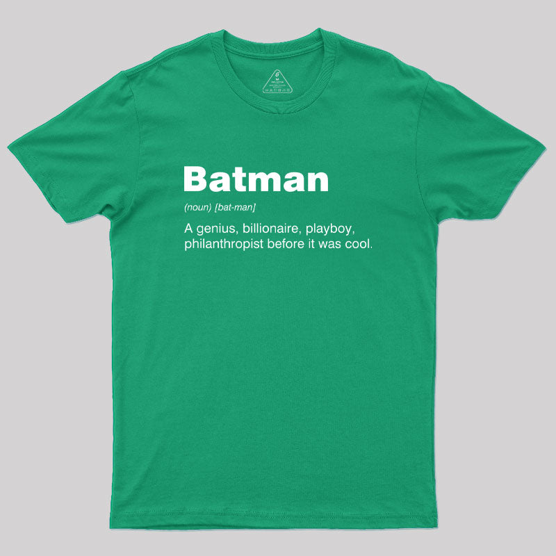 Bat Definition Geek T-Shirt