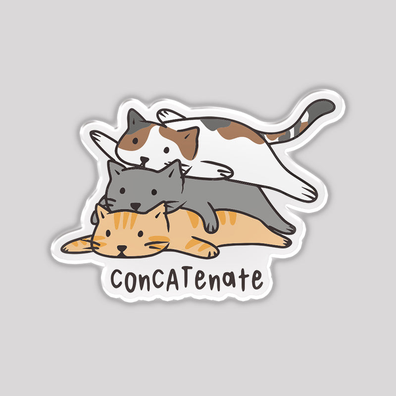 Concatenate Refrigerator Magnet